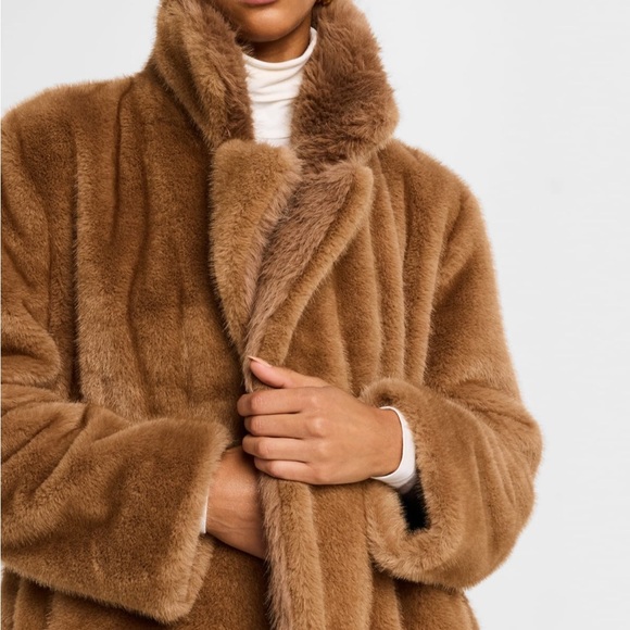 Apparis Faux Fur Long Sleeve Jacket - Picture 1 of 6